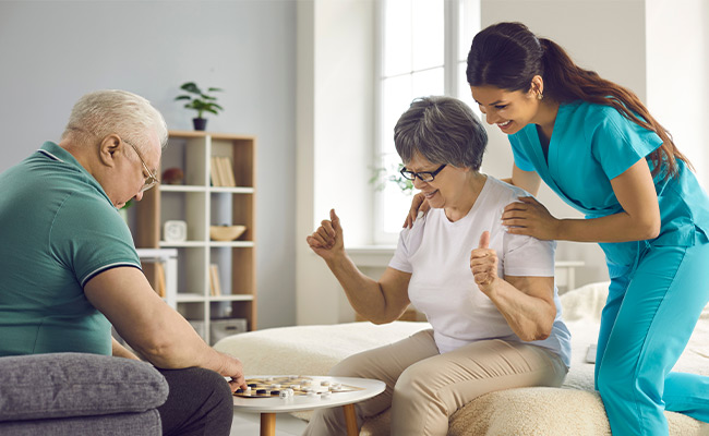 Stimulation for seniors with dementia